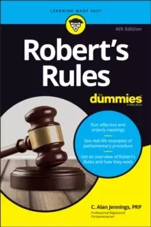 Image of Robert's Rules For Dummies, 4th Edition