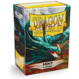 image of Dragon Shield Classic Mint Card Sleeves - 100 Sleeves