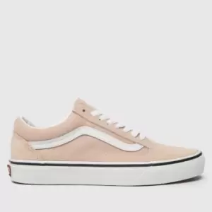 Image of Vans Old Skool Trainers In Pale Pink