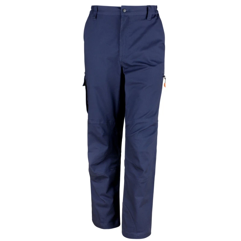 Image of Result Result Men Sabre Stretch Work Trousers in Navy Size: X-Small Navy XS Male 5063470532810