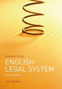 Image of Essentials of the English Legal System by John Wheeler Paperback