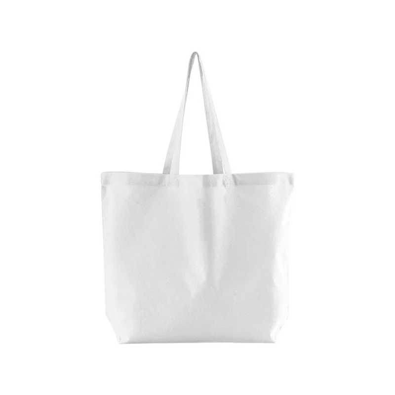 Image of Westford Mill Womens Bag For Life Maxi Cotton Tote Bag in White White Female One Size