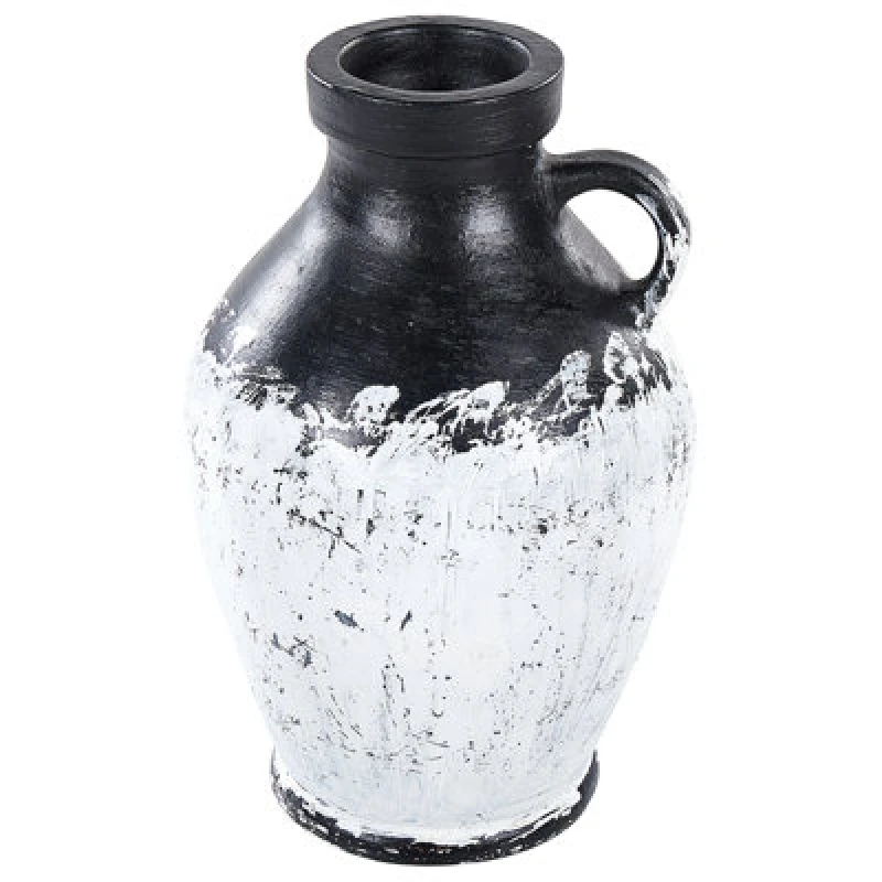 Image of Beliani Decorative Vase Massalia Ceramic 33cm White