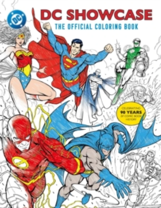 Image of DC Showcase : The Official Coloring Book Paperback / softback