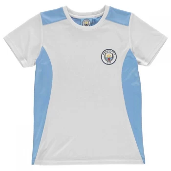 Image of Source Lab Machester City T Shirt Junior Boys - Sky