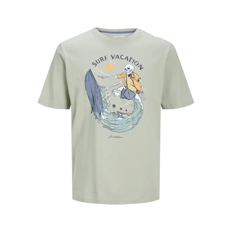 Image of jack & jones T-Shirt round neck child Jack & Jones Zion Vert Male 8 ans