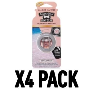 Image of Pink Sands (Pack Of 4) Yankee Candle Smart Scent Vent Clip