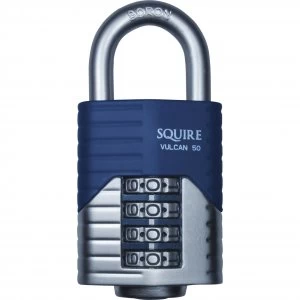 Image of Henry Squire Vulcan Boron Shackle Combination Padlock 40mm Standard