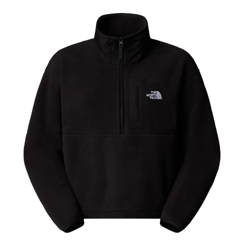 Image of The North Face Womens Yumiori 1/4 Zip Fleece Black female 8 (XS)