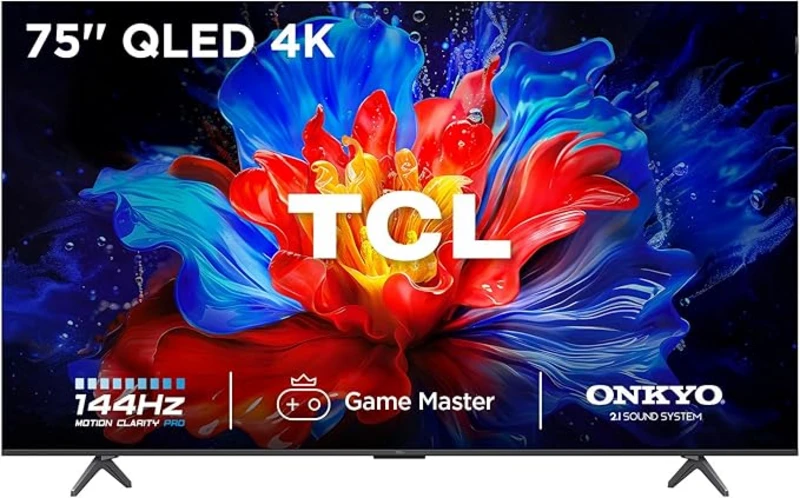 Image of TCL 75" 75P8K-UK Smart 4K Ultra HD HDR QLED TV