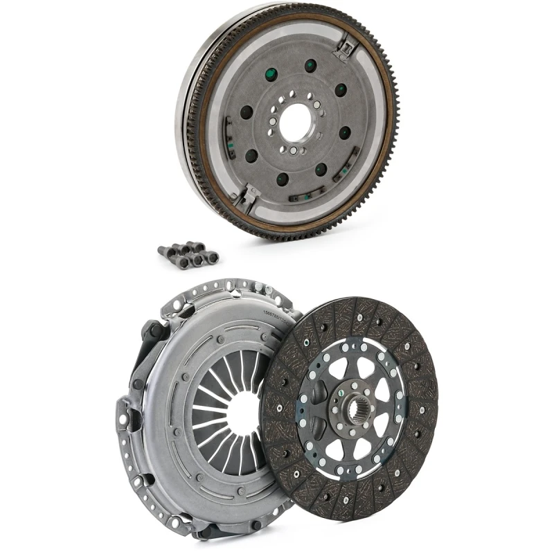 Image of RIDEX 479C0998 Clutch without central slave cylinder, with clutch disc, for engines with dual-mass flywheel Clutch Kit (479)