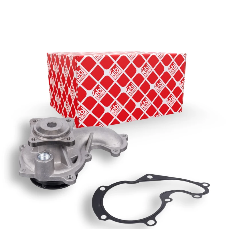 Image of FEBI BILSTEIN 19644 Water pump Cast Aluminium, with bolts/screws, with gasket/seal Cast Aluminium Water Pump (1260)