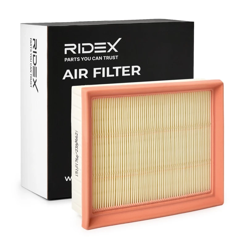 Image of RIDEX 8A1924 Air filter Filter Insert Air Filter (8)