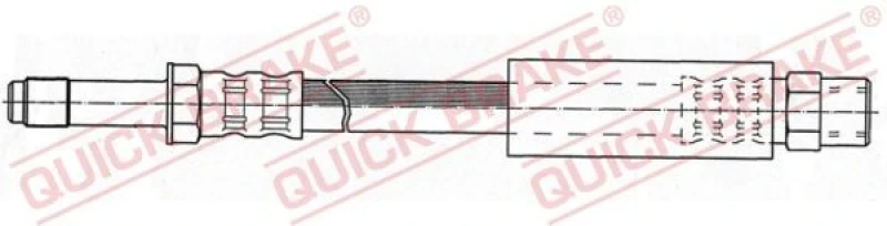 Image of QUICK BRAKE Brake hose QUICK BRAKE 32.327