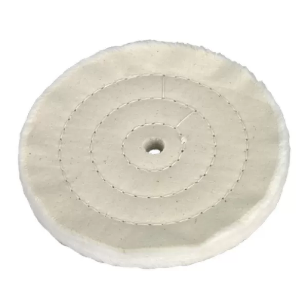Image of Genuine SEALEY BG150BW Buffing Wheel Ø150 x 13mm 13mm Bore Fine