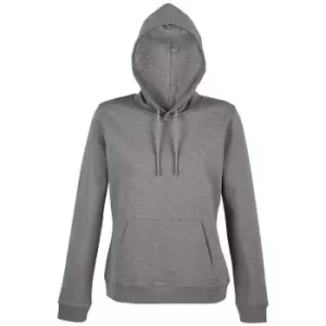 Image of NEOBLU Womens/Ladies Nicholas French Terry Hoodie (XL) (Grey Marl)