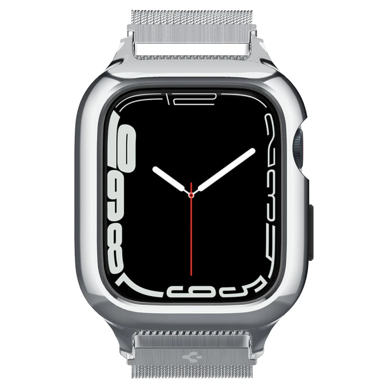 Image of Spigen Metal Fit Pro Buckle Silver Aluminium. Metal. Thermoplastic pol