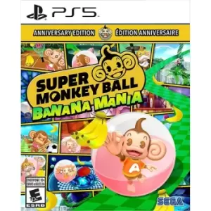 image of Super Monkey Ball Banana Mania Anniversary Launch Edition PS5 Game