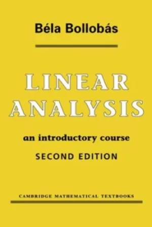 Image of Linear analysis by Bla Bollobs