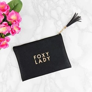 Image of Black Coin Purse with Tassel - Foxy Lady