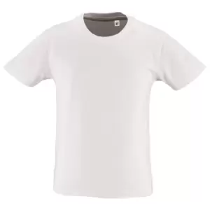 Image of SOLS Childrens Kids Milo Organic T-Shirt (10 Years) (White)