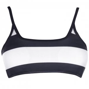 Image of Tommy Bodywear Tommy Striped Bra Bikini - 164 PIQUE NAVY
