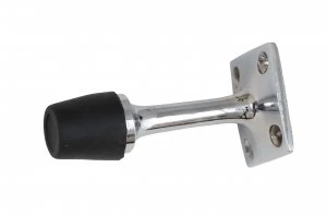 Image of Wickes Projection Door Stop - Chrome 75mm