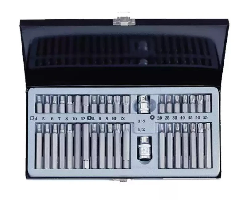 Image of FORCE 4401-E Screwdriver Bit Set Number of tools: 40, Plastic Cassette Screwdriver Bit Set (6625)