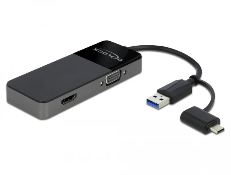 Image of DeLOCK 64085 notebook dock/port replicator USB 3.2 Gen 1 (3.1 Gen 1) T