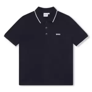 Boss Small Logo Polo Junior Boys - Blue