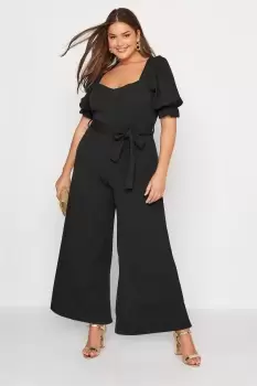 image of Puff Sleeve Jumpsuit