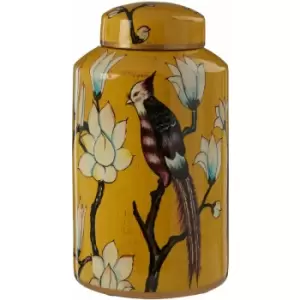 Image of Tropical Ochre Small Ceramic Jar - Premier Housewares