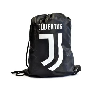 image of Juventus Draw String Gym Bag Black