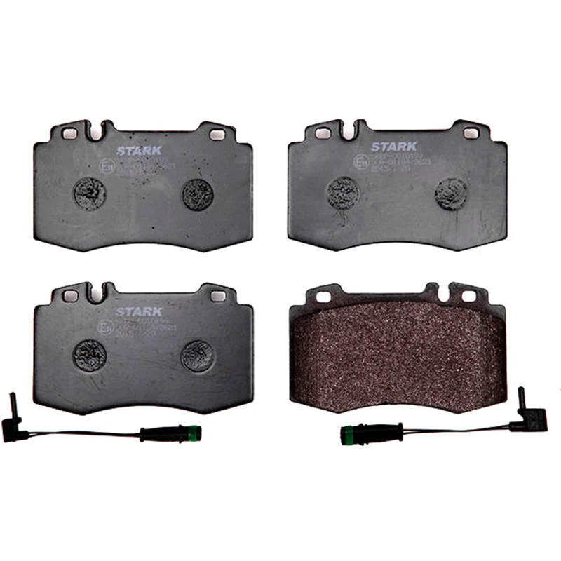 Image of RIDEX 402B0199 Brake pad set Front Axle, incl. wear warning contact Brake Pad Set,disc brake (402)