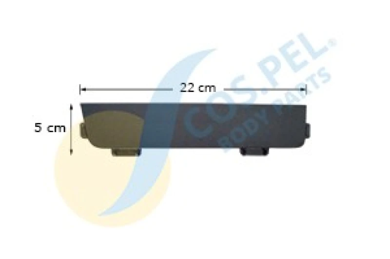 Image of COS.PEL 303.48107 Rocker Panel Left Foot Board,door sill (177)
