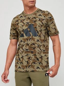 Image of adidas Future Icon T-Shirt - Camo, Size 2XL, Men