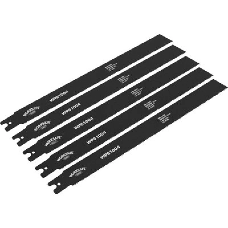 Image of Loops 5 PACK 300 x 25 x 1mm Pipe Saw Blades - 10-14 TPI - Rigid Flexible Pipe Cutting Multi