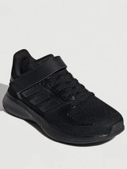 Image of adidas Runfalcon 2.0 Childrens - Black Black, Size 1