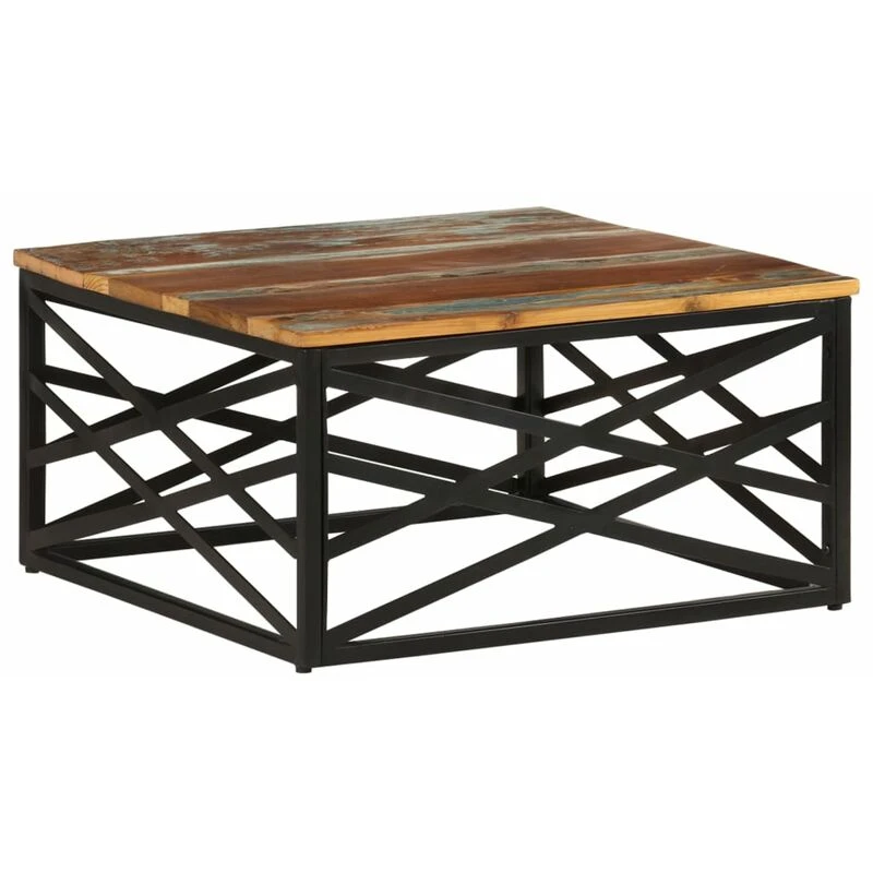 Image of VIDAXL Coffee Table 68x68x35cm Solid Reclaimed Wood Vidaxl 8720286505038