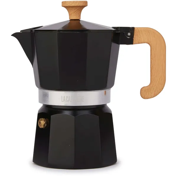 image of La Cafetiere Venice LCVEN3CPBLKW 3 Cup Espresso Coffee Maker