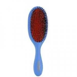 image of Mason Pearson Boar Bristle and Nylon Handy Brush Blue