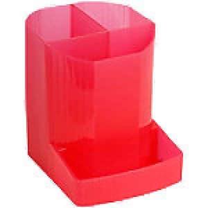 Image of Exacompta Pen Box Mini-Octo Linicolor Polypropylene Pink 9 x 11.1 x 12.3 cm