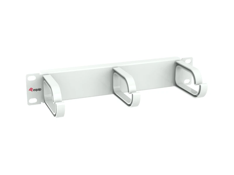 Image of Equip 10" Cable Management Panel. 1U. Light Grey