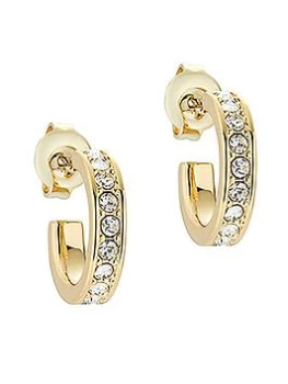 Image of Ted Baker Seenita: Nano Hoop Huggie Earring - Gold, Women