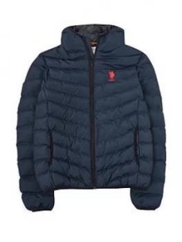 image of U.S. Polo Assn. U.S Polo Assn Padded Hooded Jacket