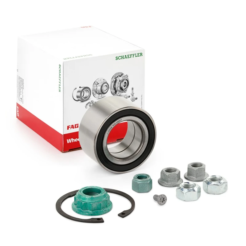 Image of FAG 713 6100 40 Wheel bearing kit Photo corresponds to scope of supply Wheel Bearing Kit (654)