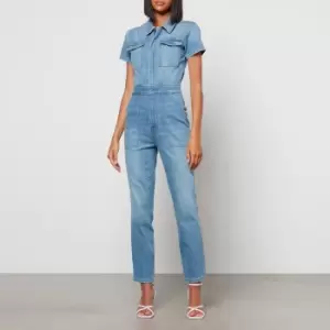 Image of Good American Womens Fit For Success Jumpsuit - Blue274 - XXL