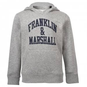 image of Franklin and Marshall OTH Hoodie - Grey