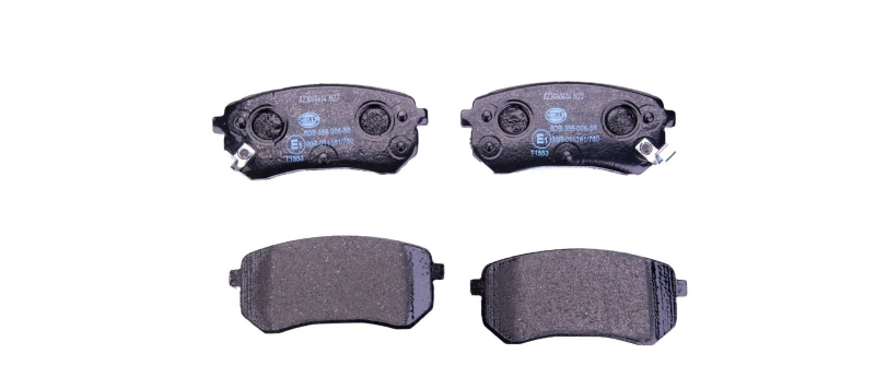 Image of HELLA Brake pad set HELLA 8DB 355 006-581