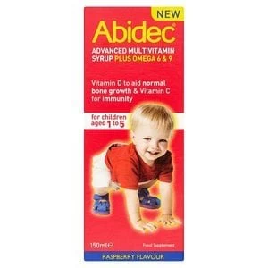 image of Abidec Advanced Multivitamin Syrup Plus Omega 6 & 9 150ml